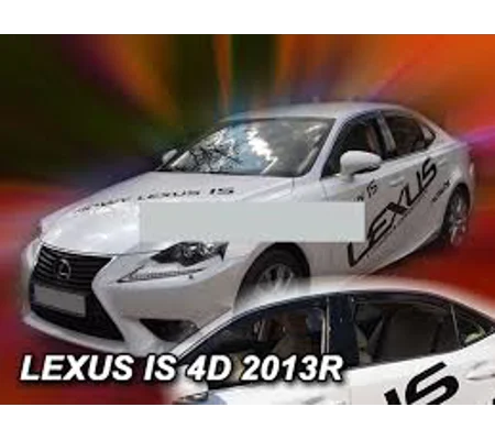 Lexus IS200 III 3 Yrs 2013 on Brand New Heko 4 Piece Wind Deflectors 30021