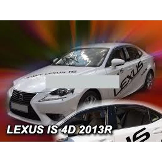 Lexus IS200 III 3 Yrs 2013 on Brand New Heko 4 Piece Wind Deflectors 30021