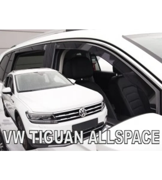 VW Tiguan Allspace 2 Yrs 2017 on Brand New 4 Piece Heko Wind Deflectors 31010