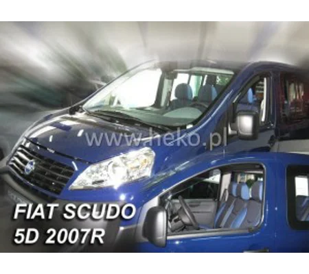 Wind deflectors FIAT Scudo II / PEUGEOT Expert II 2007-2016 / CITROEN Jumpy II 4d 2007-2016 / TOYOTA ProAce I 4d 2013-2016 Brand New Heko 2 Piece Ti