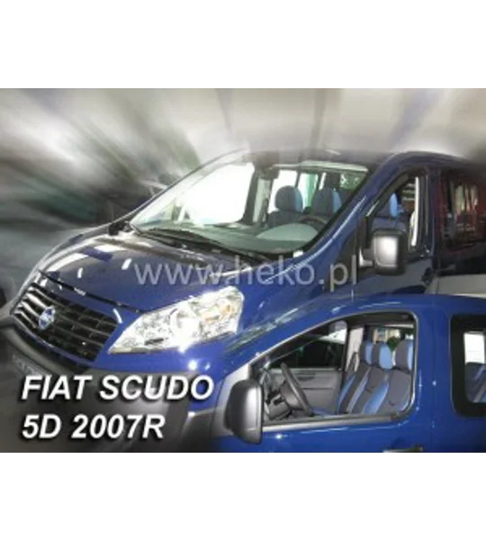Wind deflectors FIAT Scudo II / PEUGEOT Expert II 2007-2016 / CITROEN Jumpy II 4d 2007-2016 / TOYOTA ProAce I 4d 2013-2016 Brand New Heko 2 Piece Ti