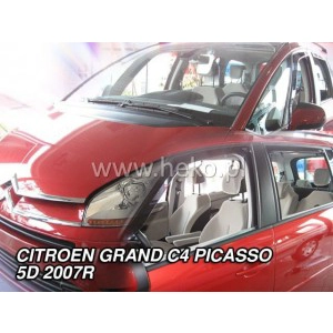 Wi CITROEN C4 Grand Picasso Mk1 5d 2007-2013 Brand New 4 Piece Heko Wind Deflectors Visors 12237