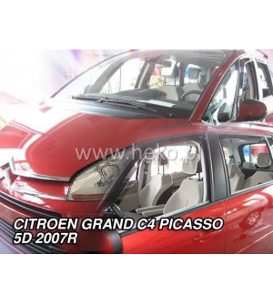 Wi CITROEN C4 Grand Picasso Mk1 5d 2007-2013 Brand New 4 Piece Heko Wind Deflectors Visors 12237
