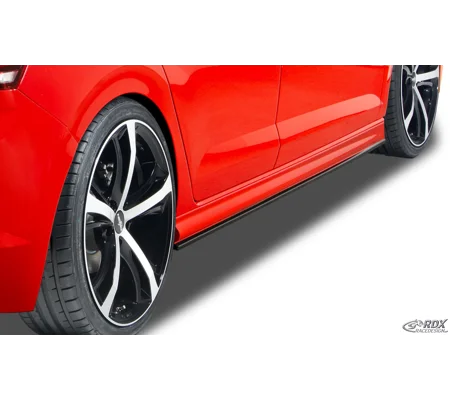 VW Passat B7 Yrs 2010 - 2014 R Style Sideskirts with Integrated Lower Lip Diffusers