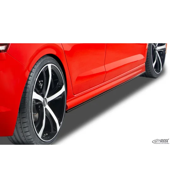 VW Passat B7 Yrs 2010 - 2014 R Style Sideskirts with Integrated Lower Lip Diffusers