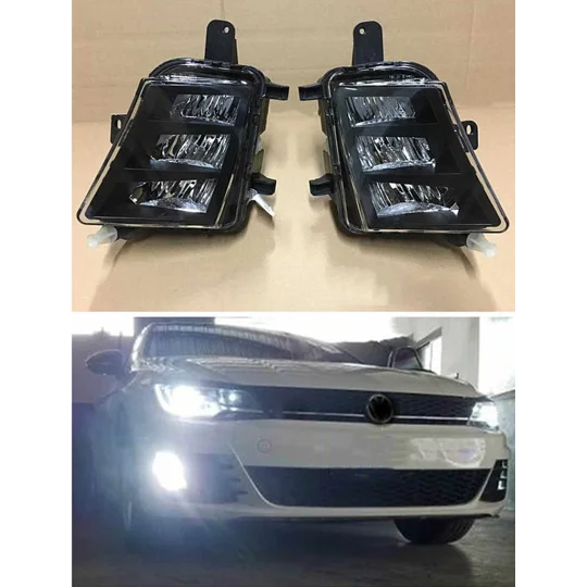 VW Golf MK 7 VII GTI GTD LED Foglights Foglamps