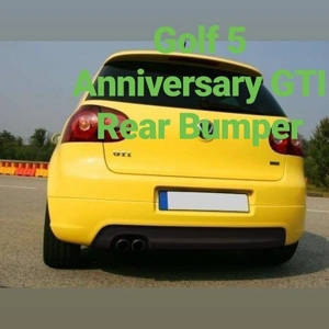 VW Golf MK5 V Yrs 04 - 08 GTI Anniversary Style Rear Bumper Lower