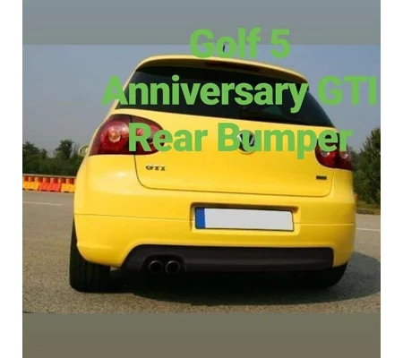 VW Golf MK5 V Yrs 04 - 08 GTI Anniversary Style Rear Bumper Lower