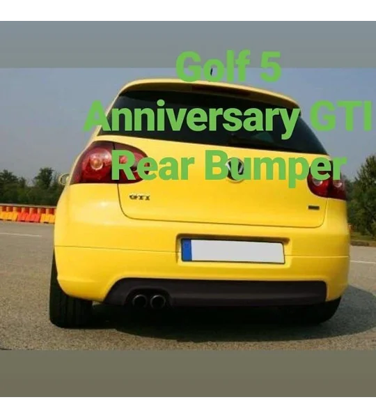 VW Golf MK5 V Yrs 04 - 08 GTI Anniversary Style Rear Bumper Lower