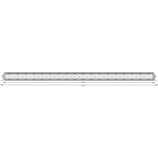 Slim 90Watt LED LIGHTBAR 540mm PANEL 18x5w LED FLOOD BEAM 12V & 24V