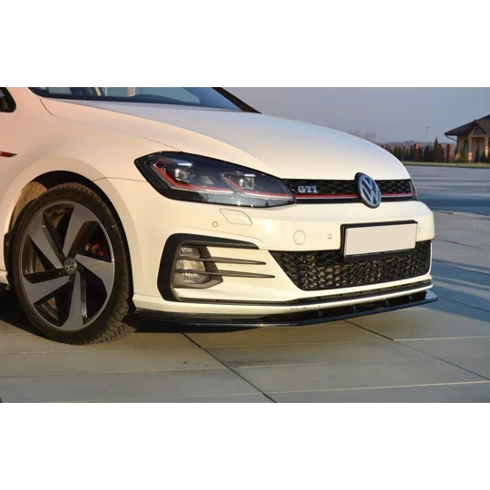 VW Golf MK7 Facelift VII Yrs 2017 on GTI/GTD Front Bumper Lip Splitter Spoiler