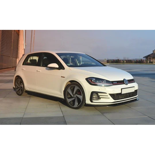 VW Golf MK7 Facelift VII Yrs 2017 on GTI/GTD Front Bumper Lip Splitter Spoiler