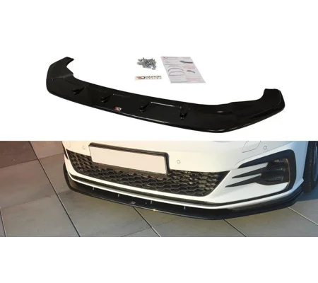 VW Golf MK7 Facelift VII Yrs 2017 on GTI/GTD Front Bumper Lip Splitter Spoiler