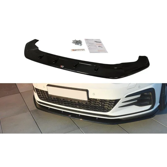 VW Golf MK7 Facelift VII Yrs 2017 on GTI/GTD Front Bumper Lip Splitter Spoiler
