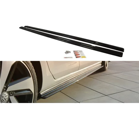 VW Golf MK 7 incl Facelift VII Yrs 12-20 on GTI/GTD Sideskirt Extensions Diffusers