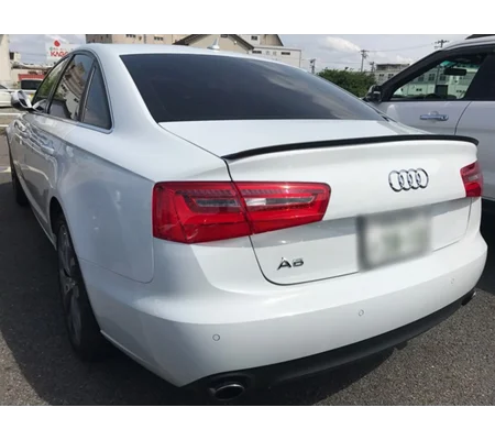 Audi A6 C7 Yrs 11-18 Fitted Boot Spoiler matt Black Finish