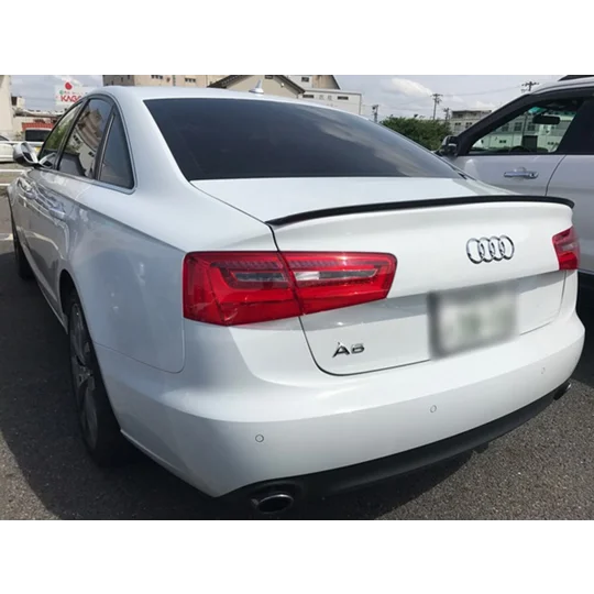 Audi A6 C7 Yrs 11-18 Fitted Boot Spoiler matt Black Finish