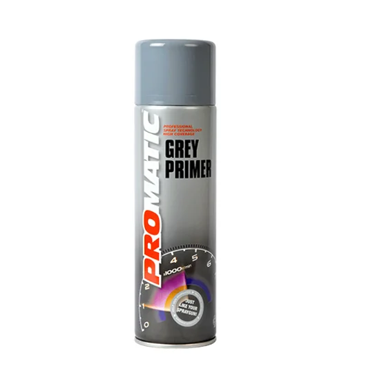 Promatic Grey Primer Undercoat Aerosol Paint 500ml