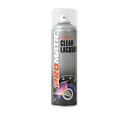 Promatic Clear Lacquer Aerosol Paint 500ml