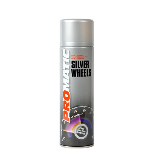 Promatic Alloy Wheel Silver Aerosol Paint 500ml