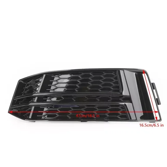 Audi A4 B9 Yrs 16 - ,Honeycomb Black Lower Surround Grills RS4