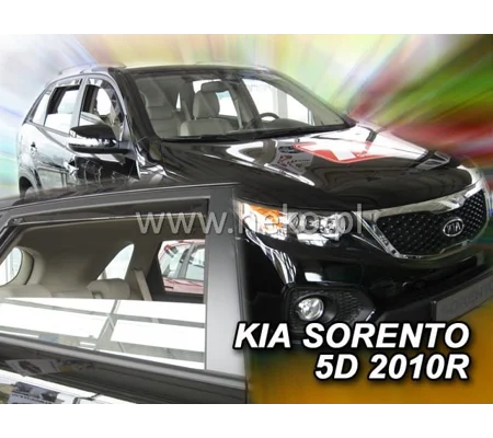 KIA SORENTO II 5D (SL) Yrs 2009-2015 Brand New Heko 4 Piece Wind Deflectors 20146