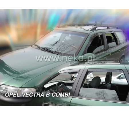 Opel Vauxhall Vectra B 5dr Estate Yrs 96-02 Brand New Heko 4 Piece Wind Deflectors 25331