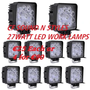 Led Work/Driving Lamps