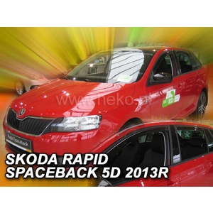 SKODA RAPID SPACEBACK 5D Yrs 2013- HTB Brand New Heko 4 Piece Wind Deflectors 28341