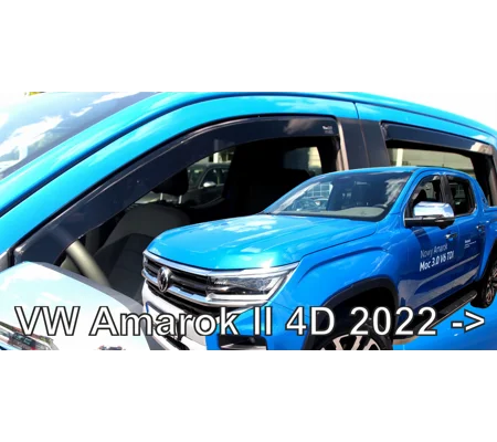 VW Amarok II Yrs 2022 on 4 Piece Wind deflectors Team Heko 31035