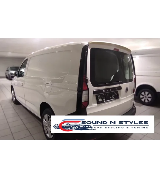 VW CADDY MK5 YRS 2020 Onwards 2 Piece Roof Spoiler for Split Rear Doors
