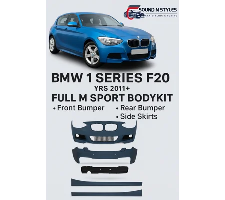 BMW F20 Yrs 11-14 1 Series M Sport Bodykit Sideskirts Front & Rear Bumper