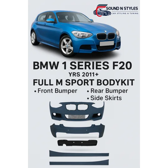 BMW F20 Yrs 11-14 1 Series M Sport Bodykit Sideskirts Front & Rear Bumper