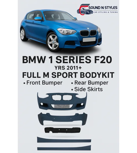 BMW F20 Yrs 11-14 1 Series M Sport Bodykit Sideskirts Front & Rear Bumper