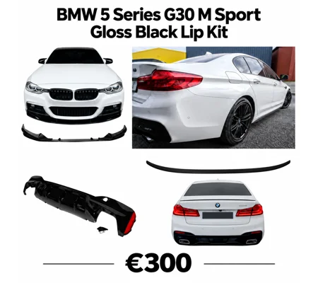 BMW 5 Series M Sport G30 2017 on M Performance Gloss Lip Kit