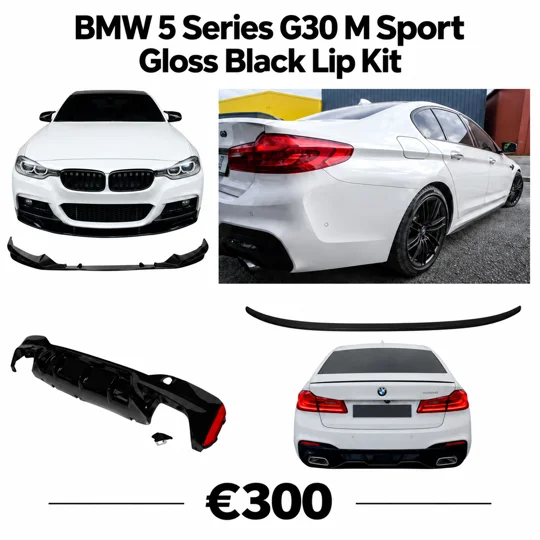 BMW 5 Series M Sport G30 2017 on M Performance Gloss Lip Kit