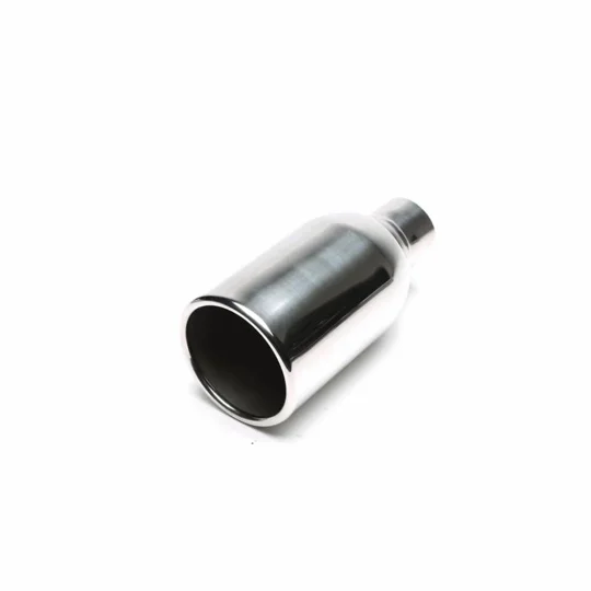 Stainless Steel Weld On Tip 4" 100mm ROLLED END, Suits R32 Golf 5