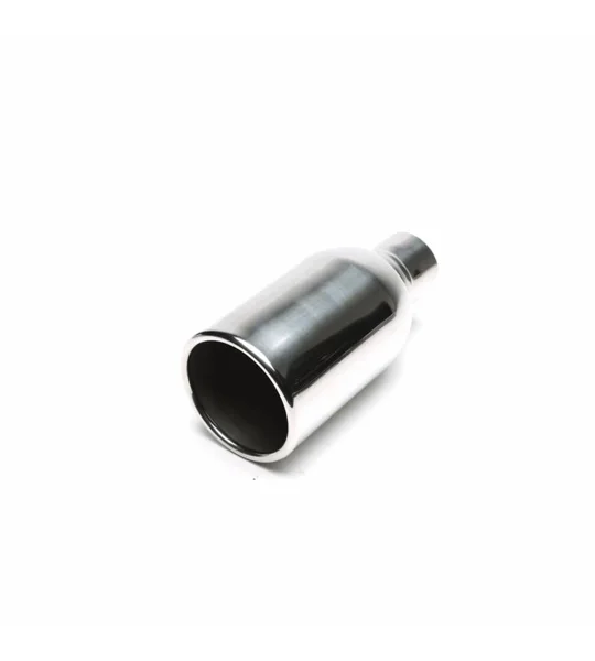 Stainless Steel Weld On Tip 4" 100mm ROLLED END, Suits R32 Golf 5