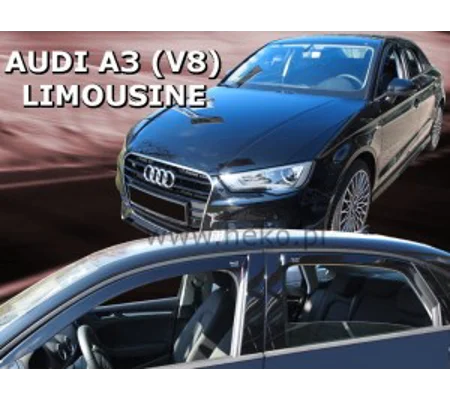 Audi A3 8V Yrs 2012 - 2020 4drs Saloon Brand New Heko 4 Piece Wind Deflectors 10255