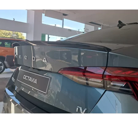 SKODA OCTAVIA MK IV 4 2019 on Rear Boot Lip Spoiler