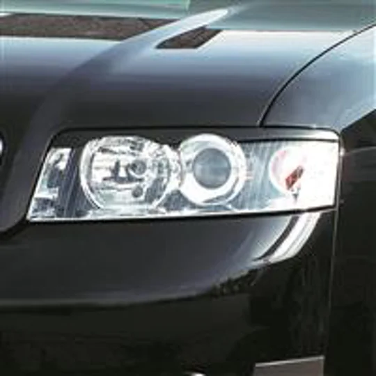 Audi A4 B6 Yrs 01-04 Pair Eyebrows Eyelids ABS Plastic