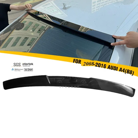 AUDI A4 B8 Yrs 2008 - 2016 Gloss Black Roof Spoiler