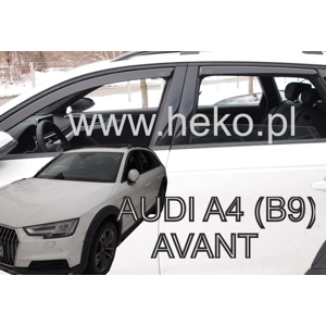 Audi A4 B9 Combi Yrs 2016 Onwards, New 4 Piece Heko Wind Deflectors HEKO 10254