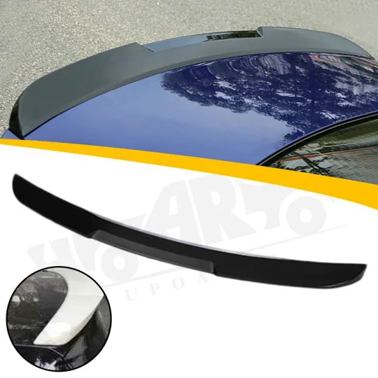 Audi A6 C8 Yrs 18 - 23 & 23- on on Boot Lip Spoiler Gloss Black