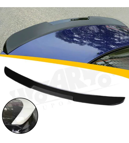 Audi A6 C8 Yrs 18 - 23 & 23- on on Boot Lip Spoiler Gloss Black