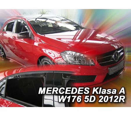 Mercedes A Class W176 Yrs 12-18 Brand New Heko 4 Piece Wind Deflectors 23282