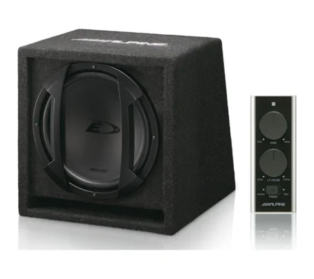 Alpine SWE-815 (20cm) 8" Amplified Subwoofer Box