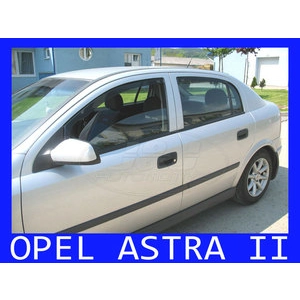 Opel Vauxhall Astra II G 4dr Yrs 98-03 Brand New Heko 2 Piece Wind Deflectors 25372