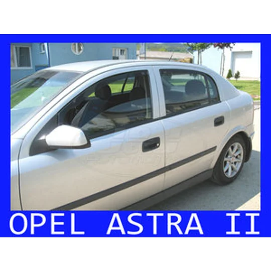 Opel Vauxhall Astra II G 4dr Yrs 98-03 Brand New Heko 2 Piece Wind Deflectors 25372