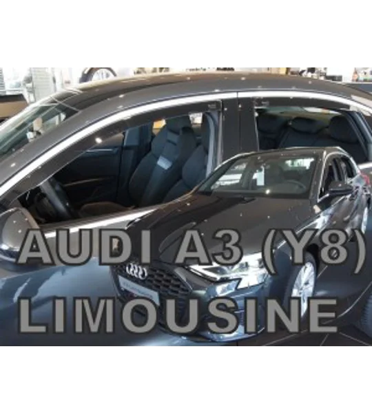 Audi A3 Y8 Yrs 2020 - on 4drs Saloon Brand New Heko 4 Piece Wind Deflectors 10273